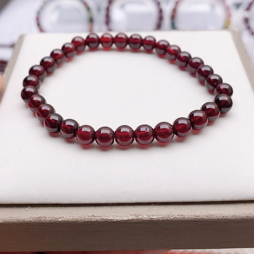 【闪购商品】石榴石手链未镶嵌6.0