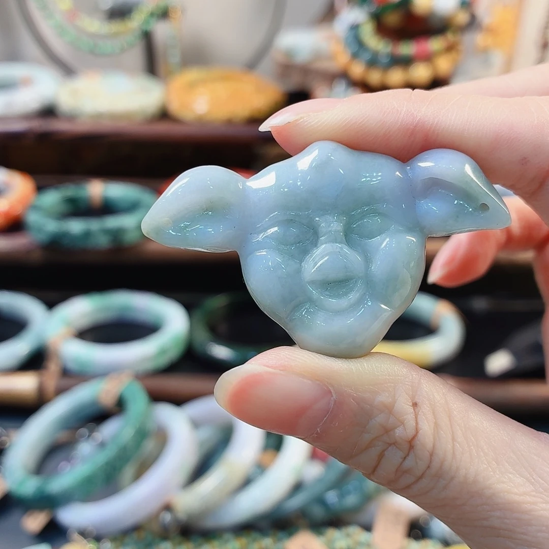 翡翠未镶嵌手链手串