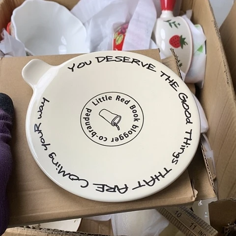 盘陶瓷制品满25拼单发货默认微瑕