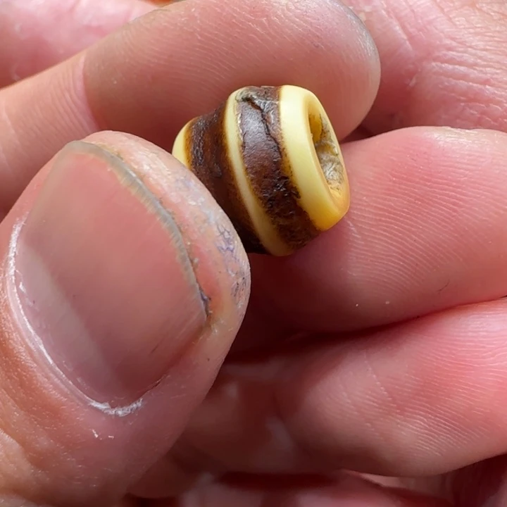 半*烟藏传老物件念珠配饰