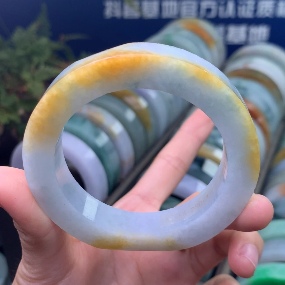 定制翡翠未镶嵌手镯定制不退不换