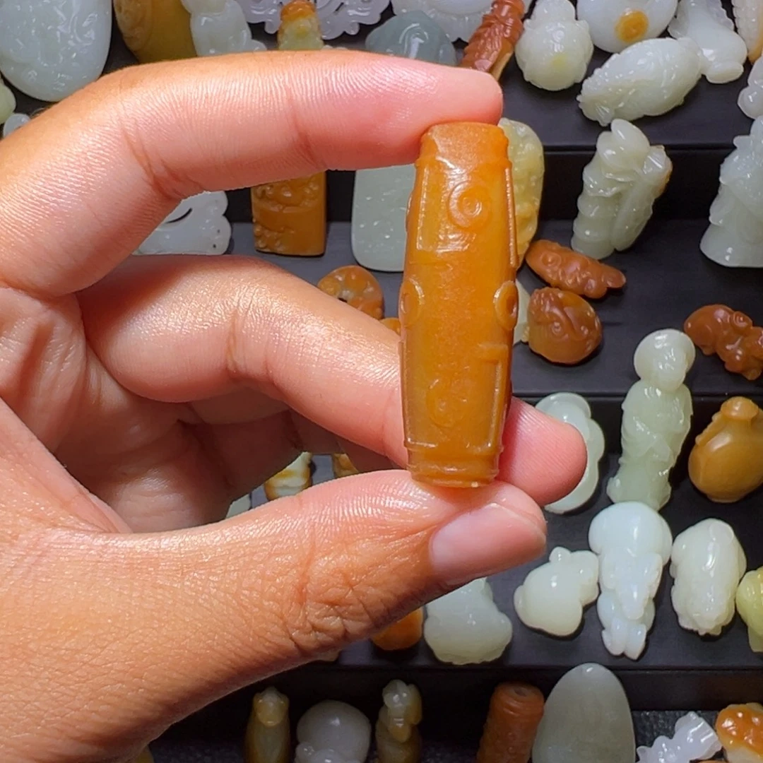 烨***＆和田玉未镶嵌颈饰