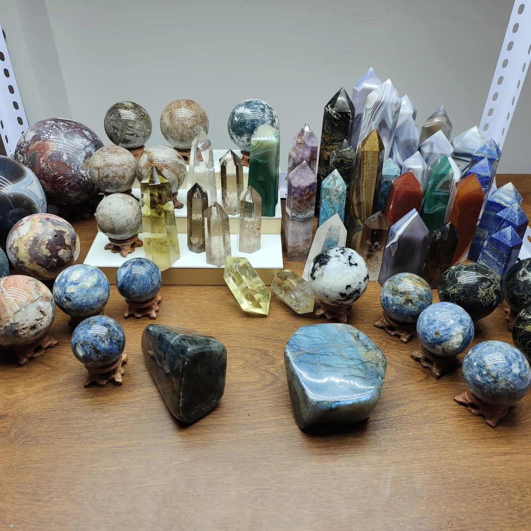 天然水晶球 玛瑙球 水晶柱 玛瑙柱 标本摆件 专属链接 单拍无效