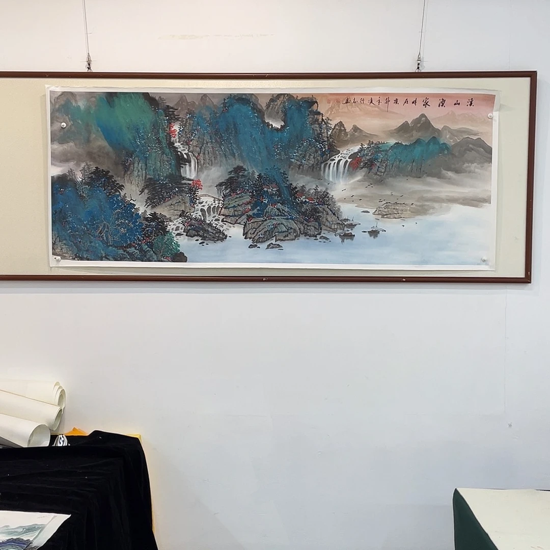 国画凌行志手绘作品