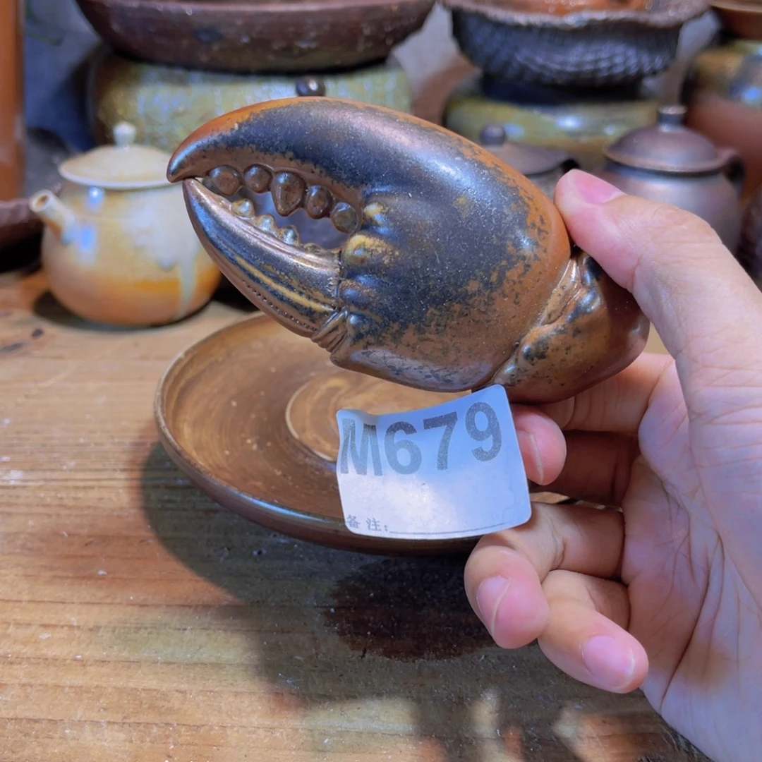 纯手工制作工艺（柴烧）裸烧纯手工制作柴烧679