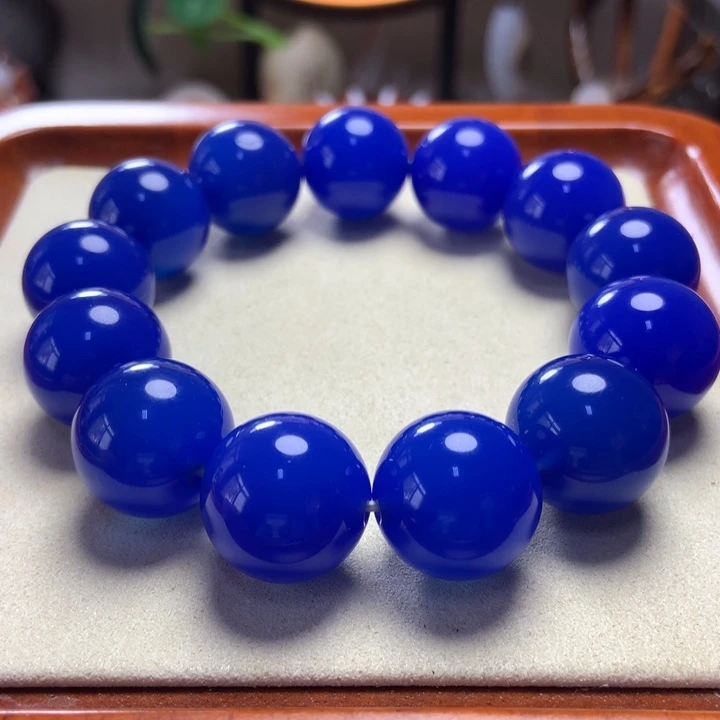 玛瑙/玉髓手串未镶嵌宝石蓝