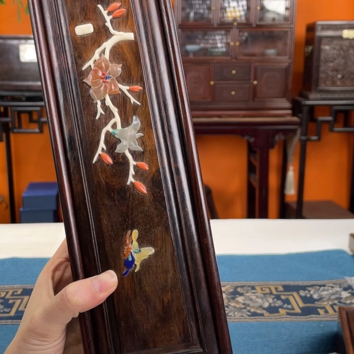 相***沫红酸枝木类端景台