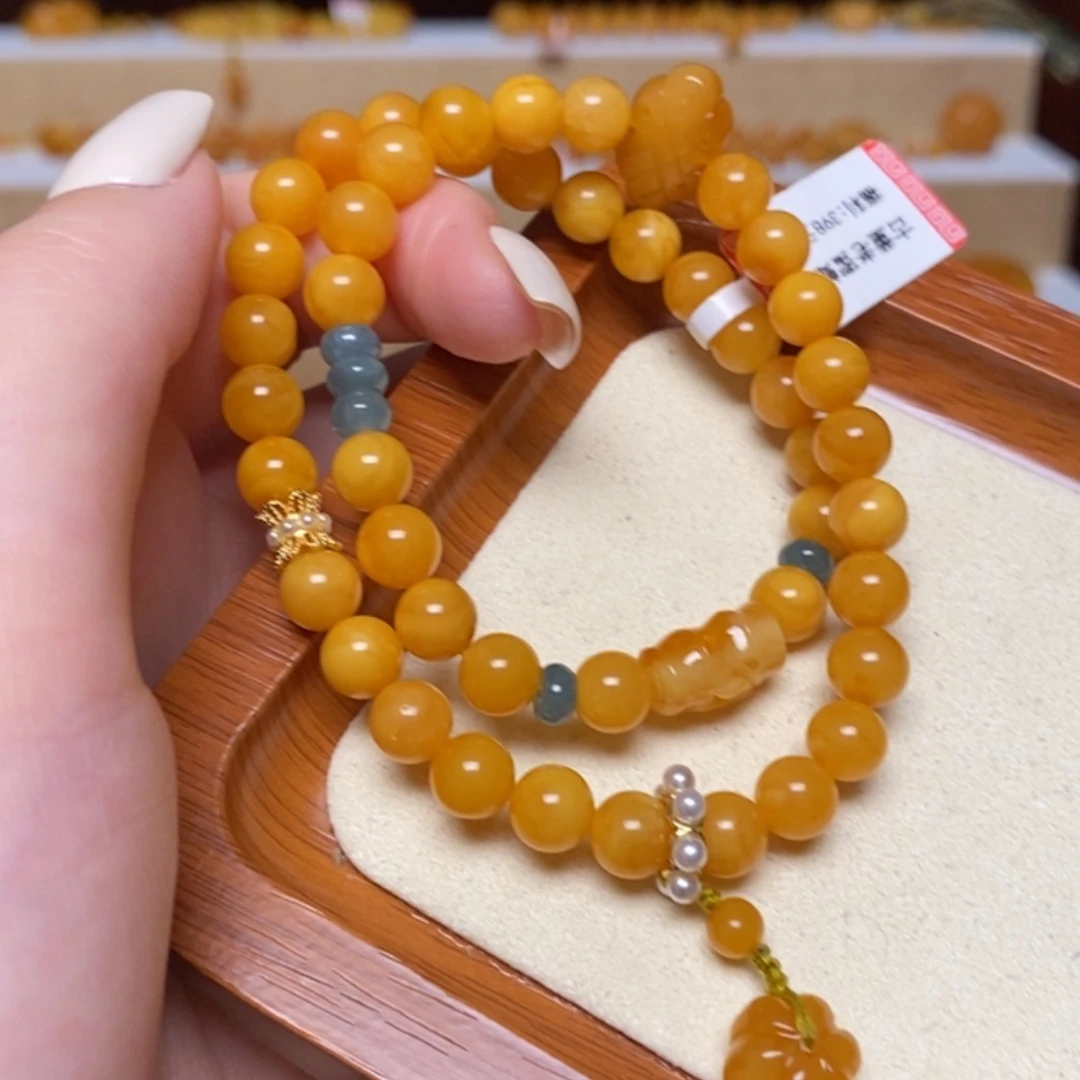 【闪购商品】未镶嵌蜜蜡手链手串