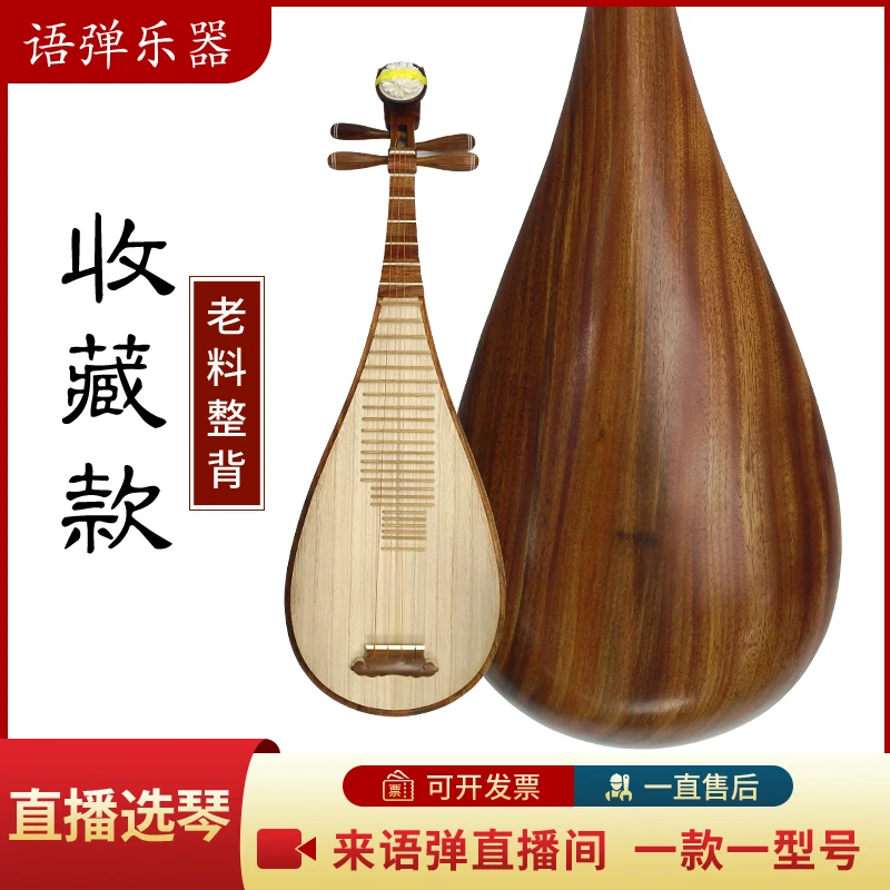 语弹黄檀琵琶乐器成人初学入门自学专业考级演奏一步到位