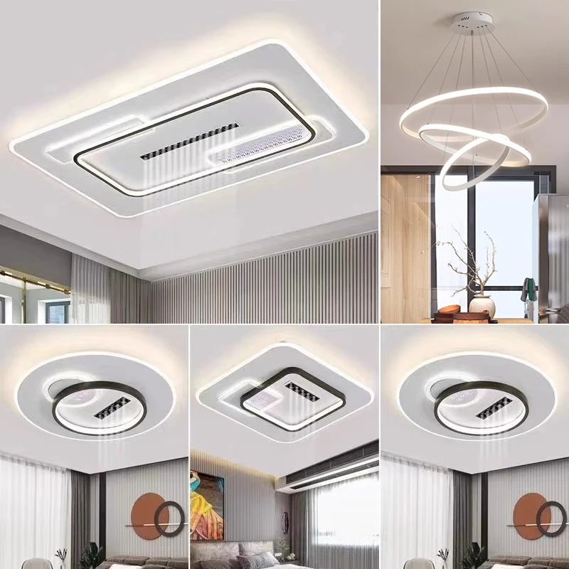 2025新款客厅主灯全屋智能现代简约护眼中山灯具卧室套餐组合