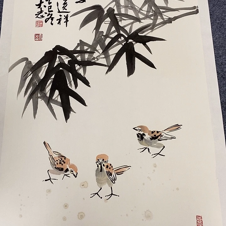 国画纯手绘写意画作45*68