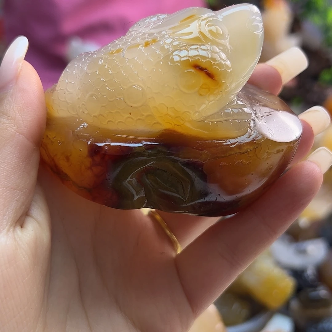 玛瑙/玉髓未镶嵌吊坠(不含链)