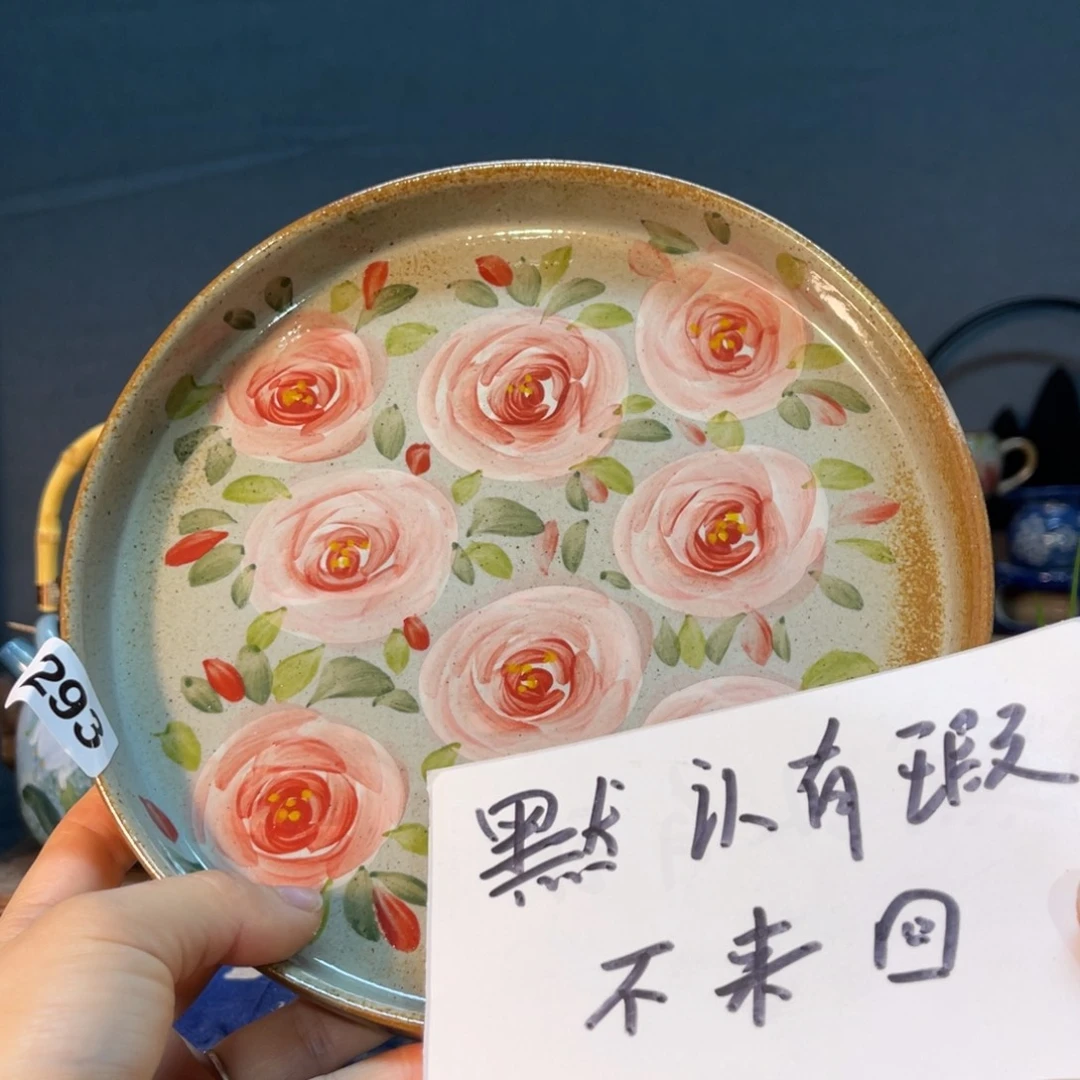 杯素浅陶瓷手工手绘