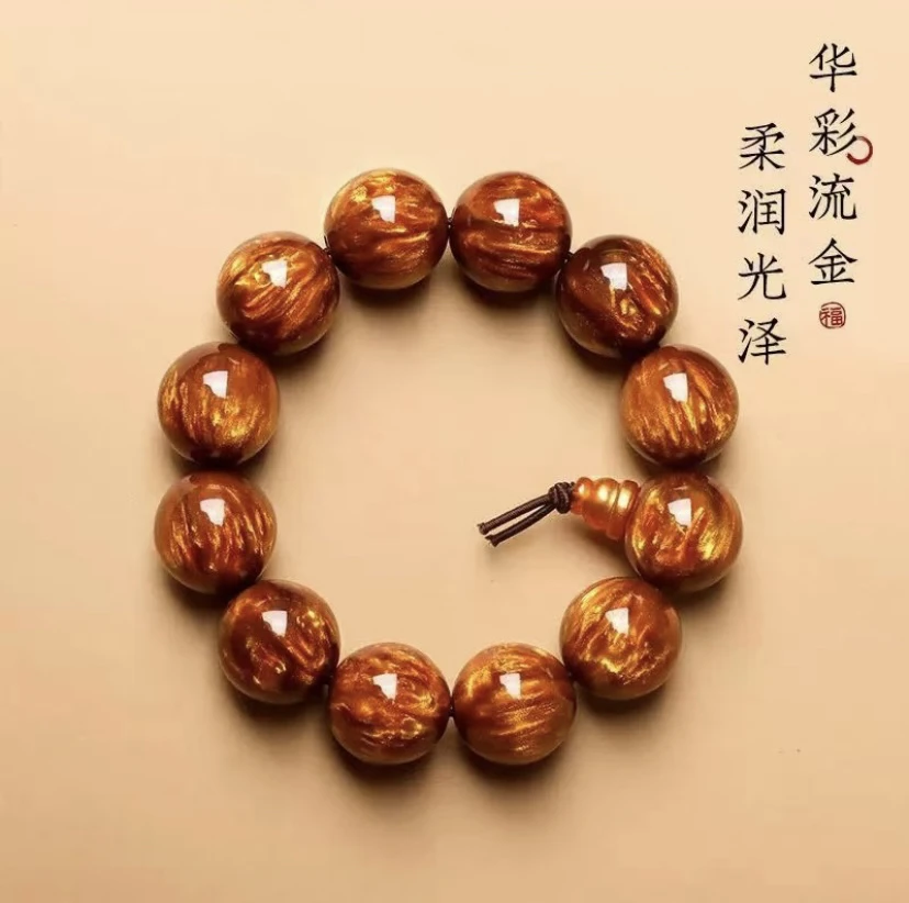 非金属木质手链 C0203金丝海柳手串