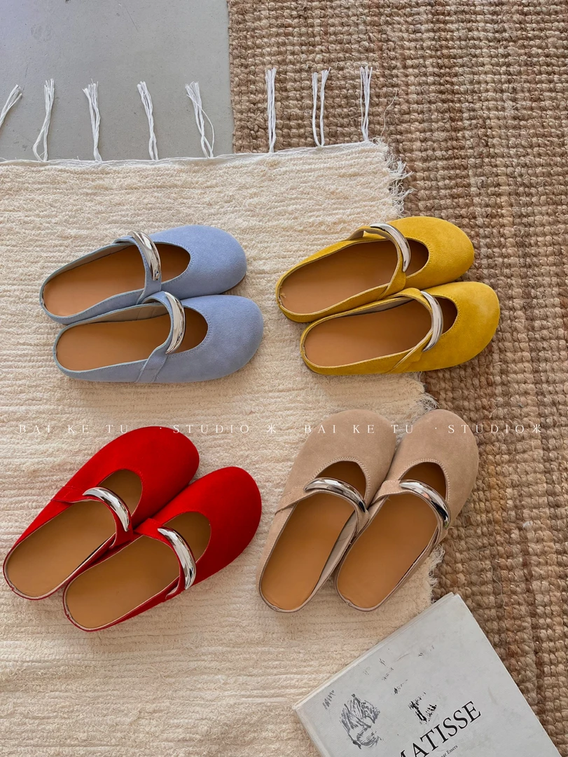 实体鞋店真皮勃肯拖拖516-6