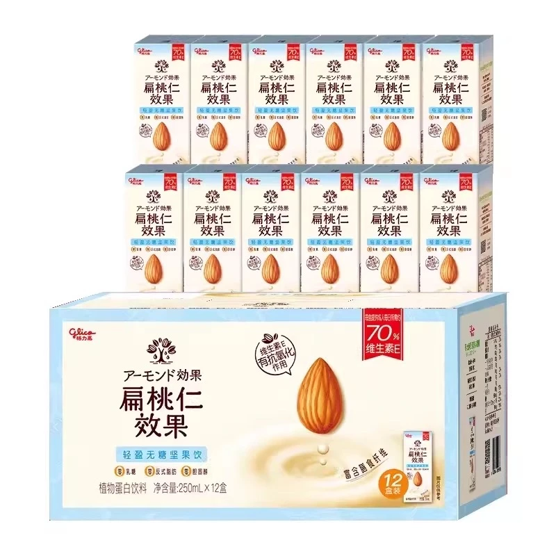 【25年8月27】250ml*12盒 格力高扁桃仁效果植物蛋白饮料（无糖味）