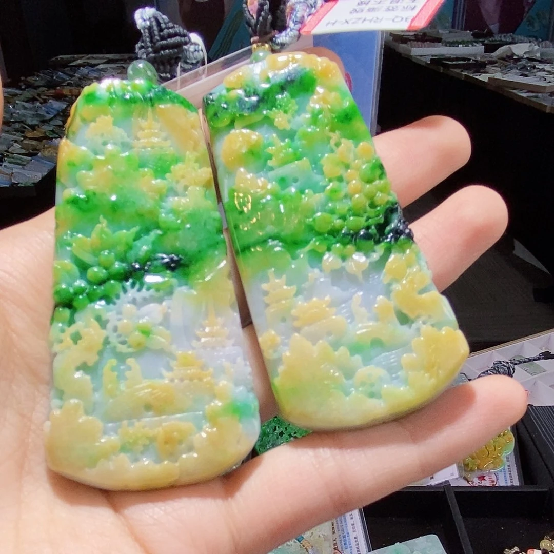 颈饰未镶嵌翡翠波*翡翠