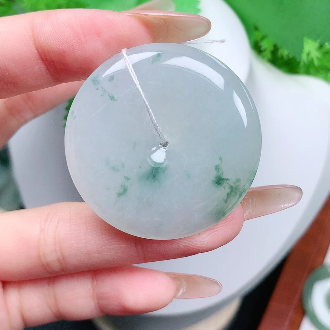 翡翠未镶嵌颈饰平安39-5.9