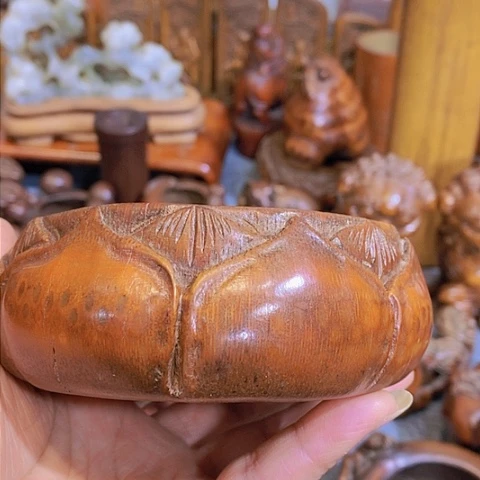 香榧木邪****佬华彩木作摆件