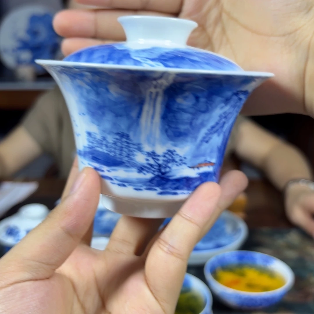 国一王老师手绘山水