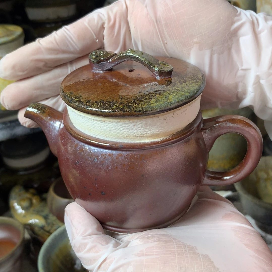 佛***来紫砂紫砂茶具纯自然紫砂柴烧