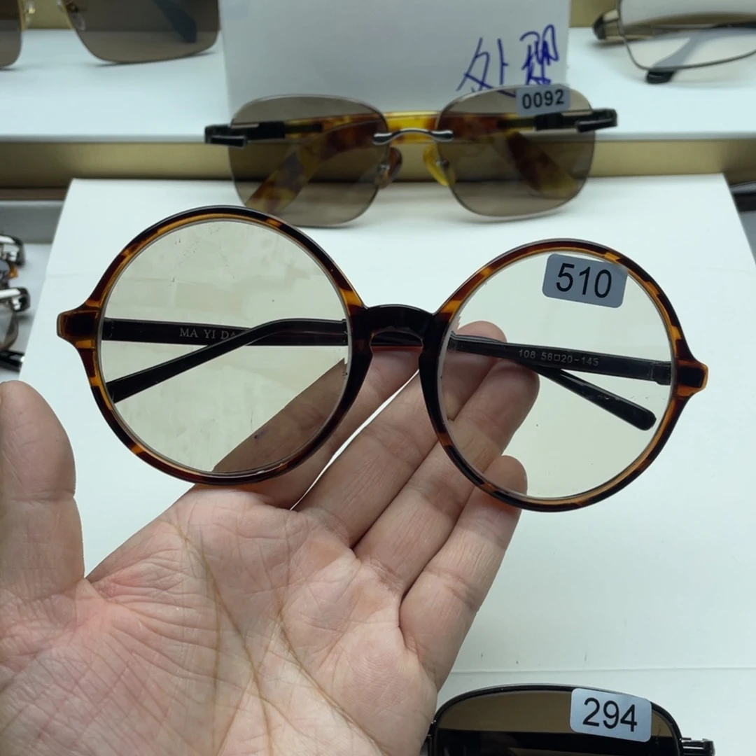 茶水晶复古圆 510