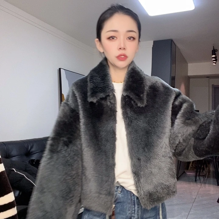 绵羊皮拉贡皮毛一体L130斤内