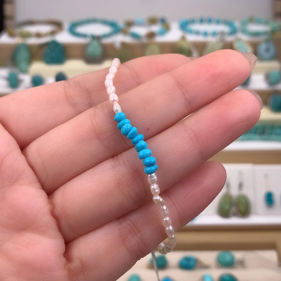 绿松石未镶嵌手链