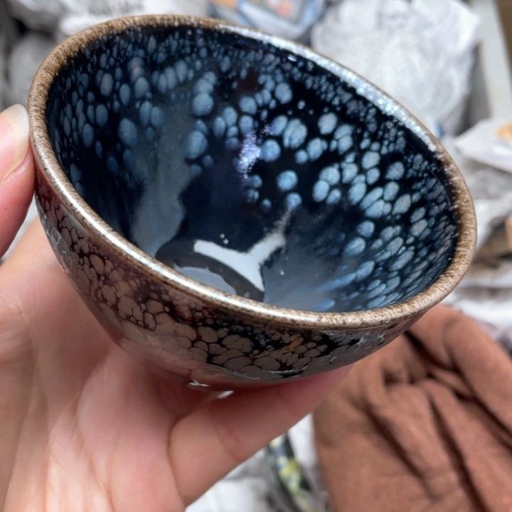 茶盏建窑建盏主人杯 微瑕