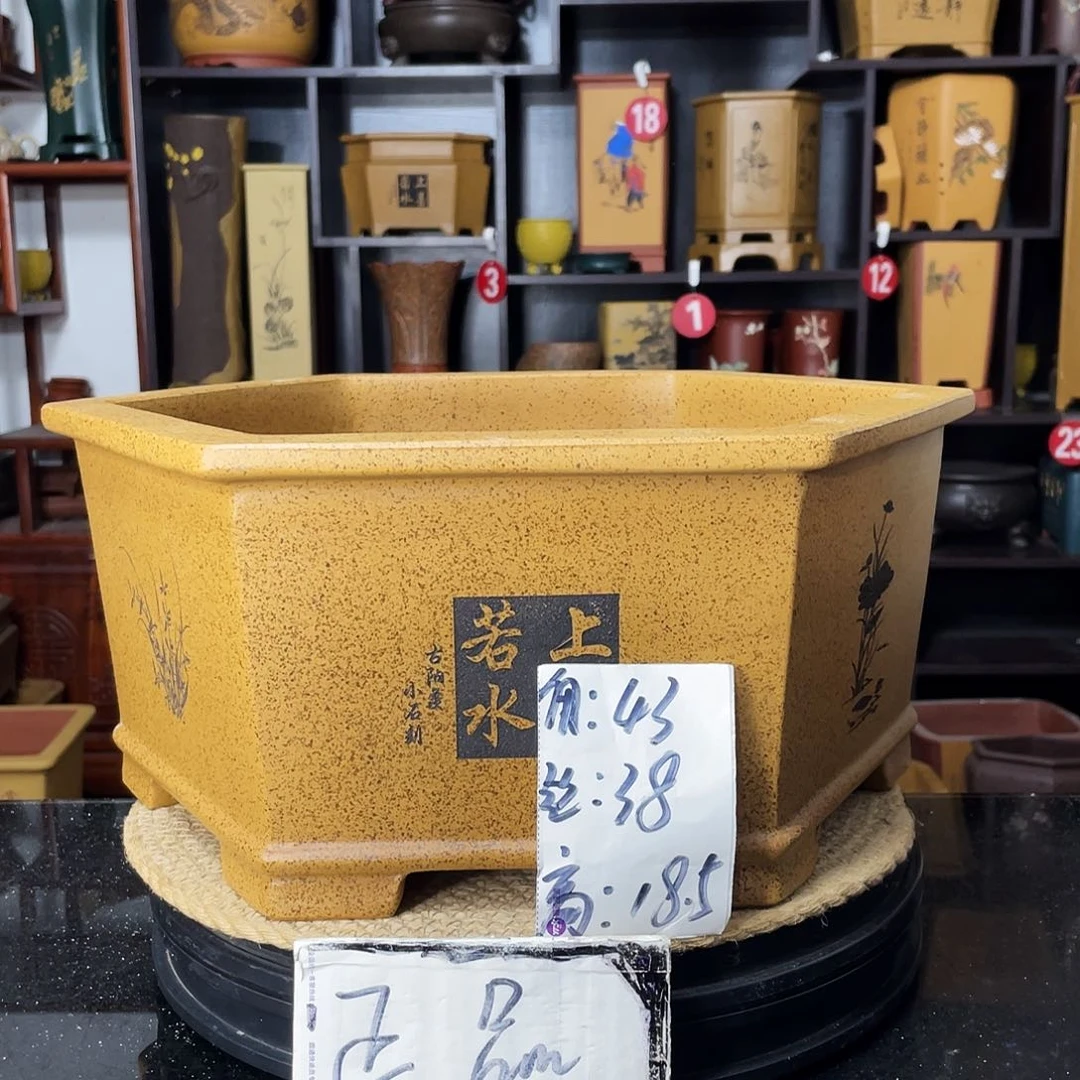 紫砂D-婉秋紫砂花盆