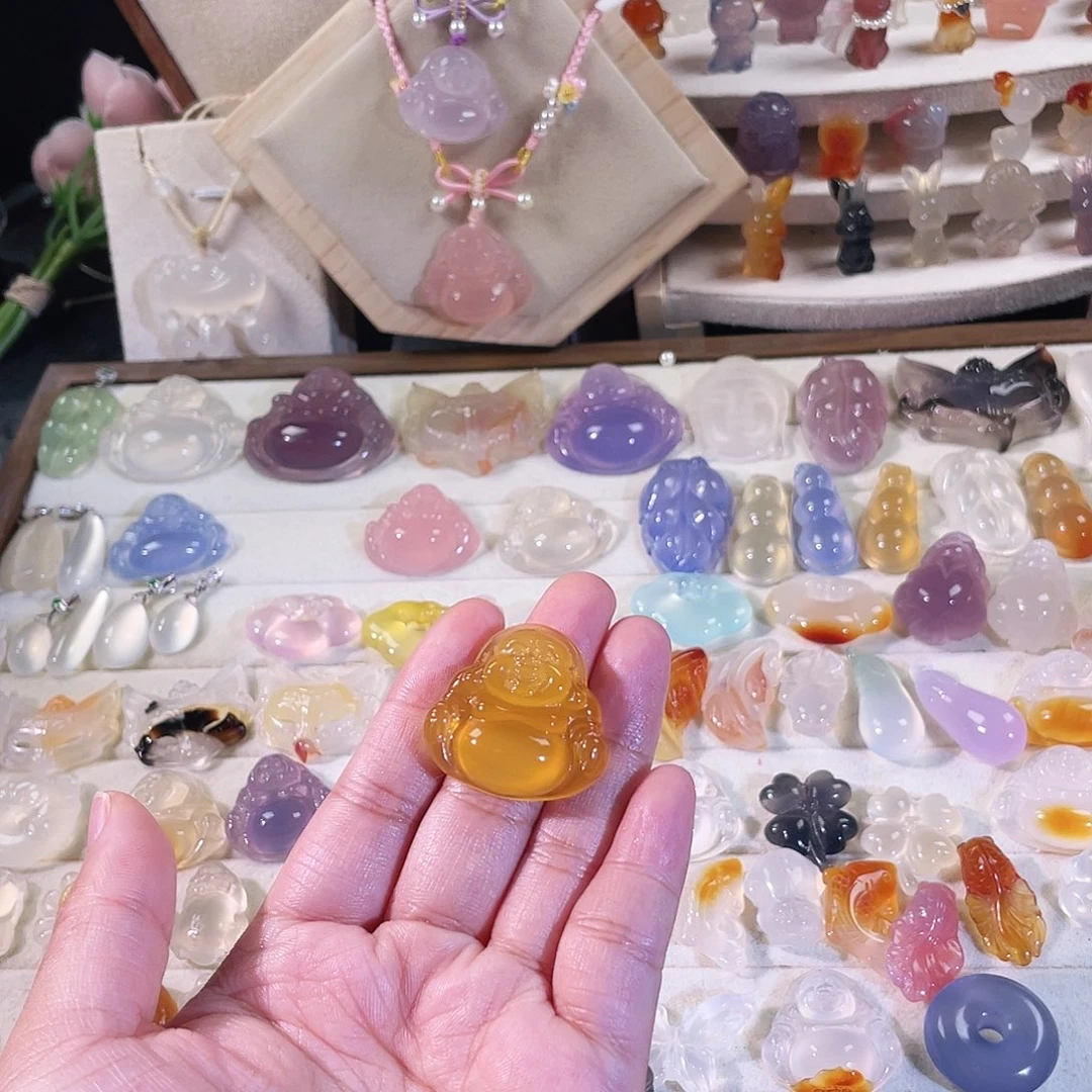 玛瑙/玉髓未镶嵌颈饰