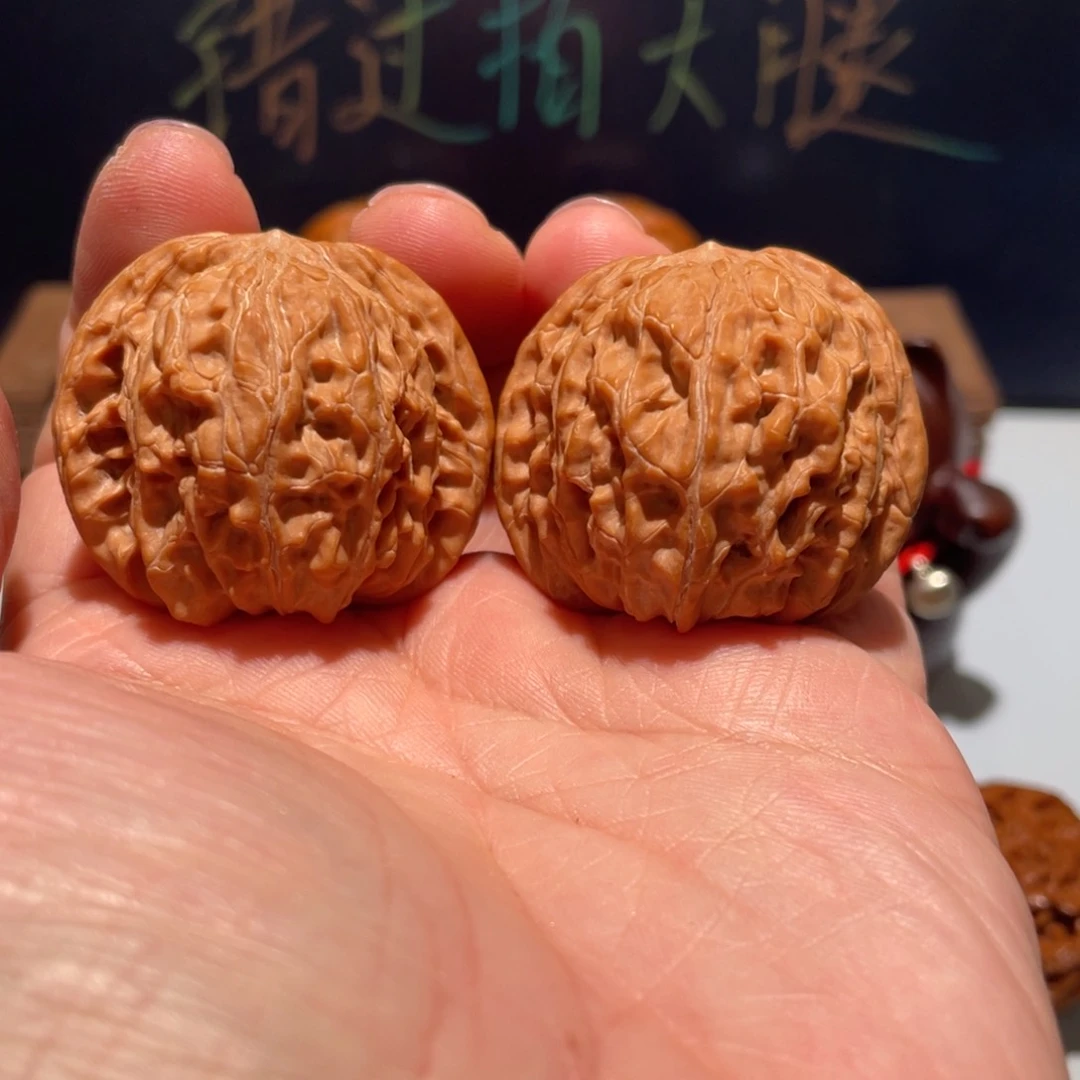 文玩核桃把件J****℡磨盘39.5全品