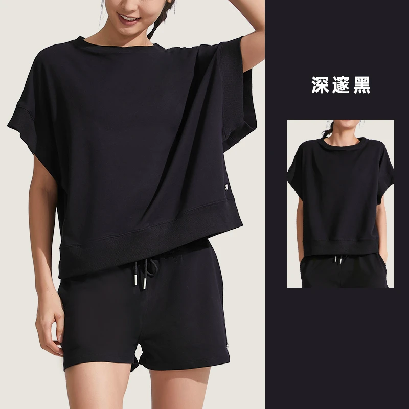 【陶老师专属】SW健身户外女士薄款速干短裤上衣  4518+6422