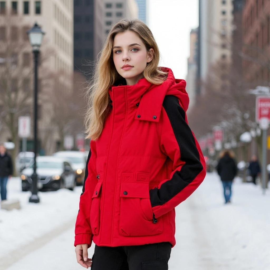 E307#YE2B612476V款 90鸭绒中长款羽绒服