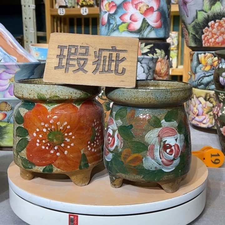 红陶景德镇艺术手绘作品