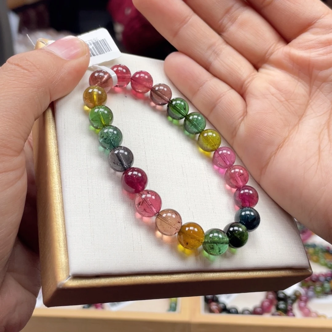 未镶嵌碧玺手串8.5mmmmmmmm