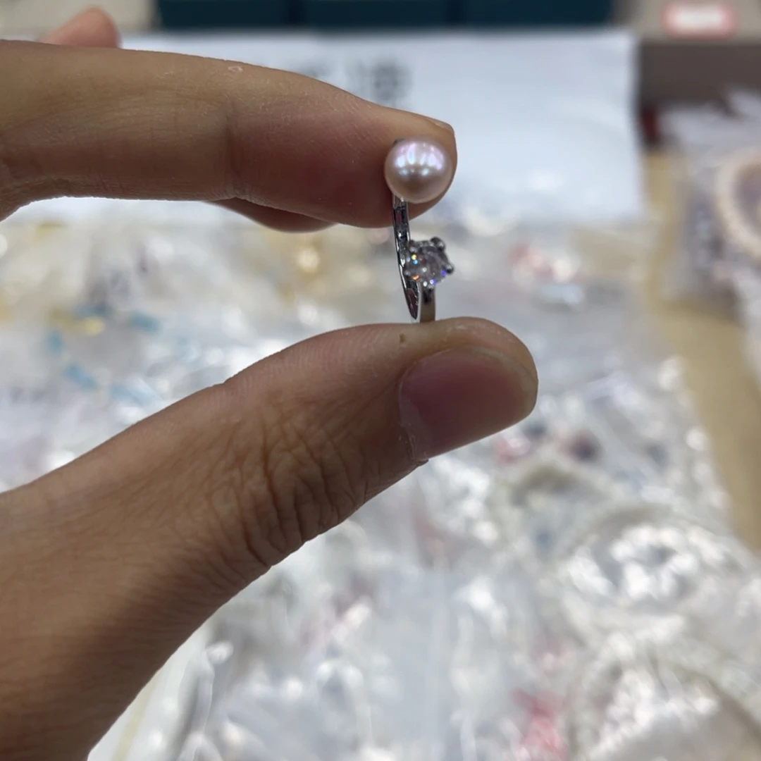 淡水珍珠合金颈饰02635