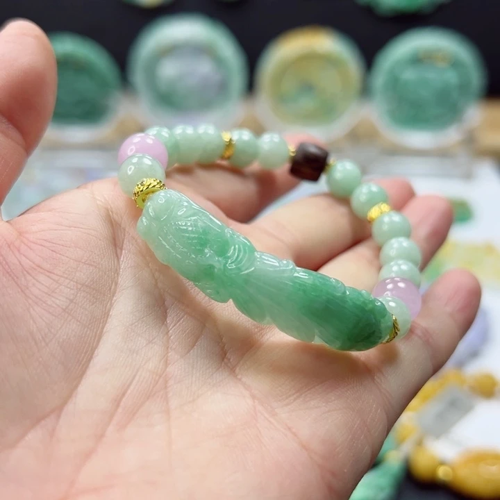 未镶嵌手链翡翠手牌