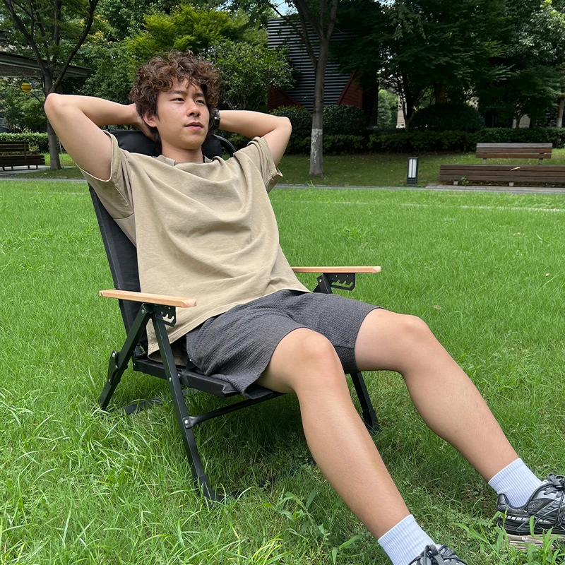 【新品上新】加大号可调节户外躺椅折叠椅露营野餐休闲便携克米特椅
