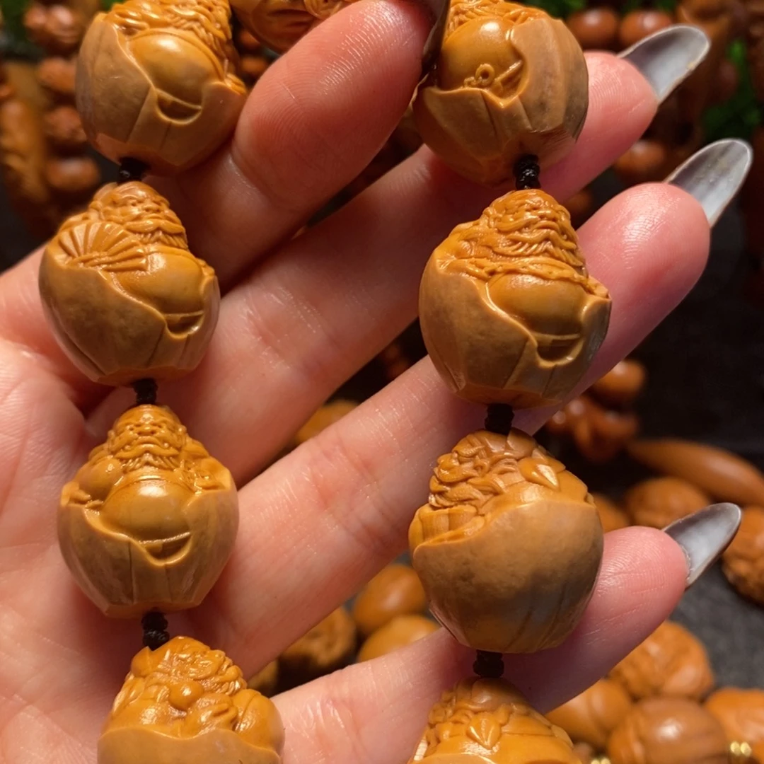 橄榄核手串/手链包衣钟馗