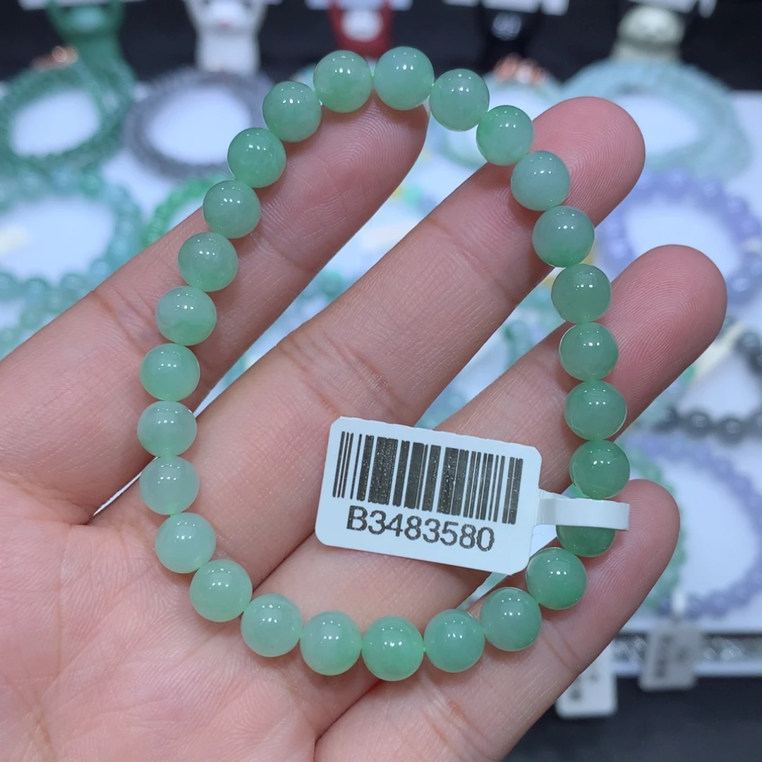 翡翠未镶嵌手串天然