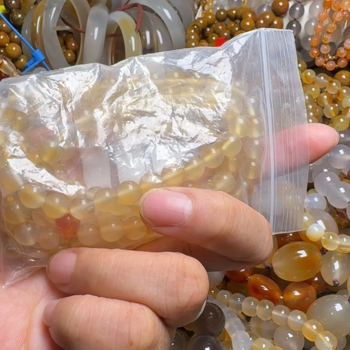 玛瑙/玉髓颈饰合金糖***?3305