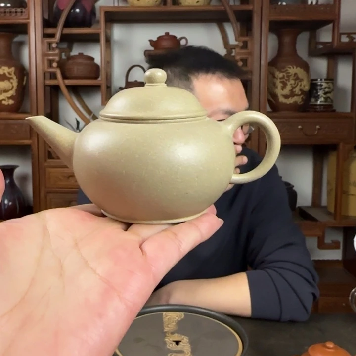 紫砂茶壶轩****宝本绿 水平