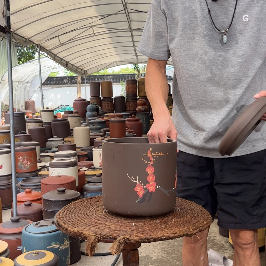 紫砂茶叶罐8 饼茶叶罐