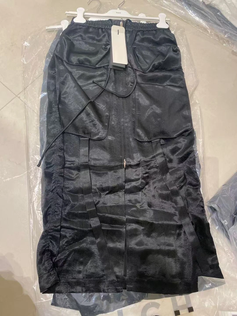 YCH 口袋长裙 r25sk6061bk