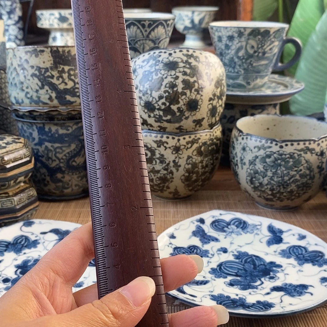 狗***儿手工手绘青花高温陶瓷