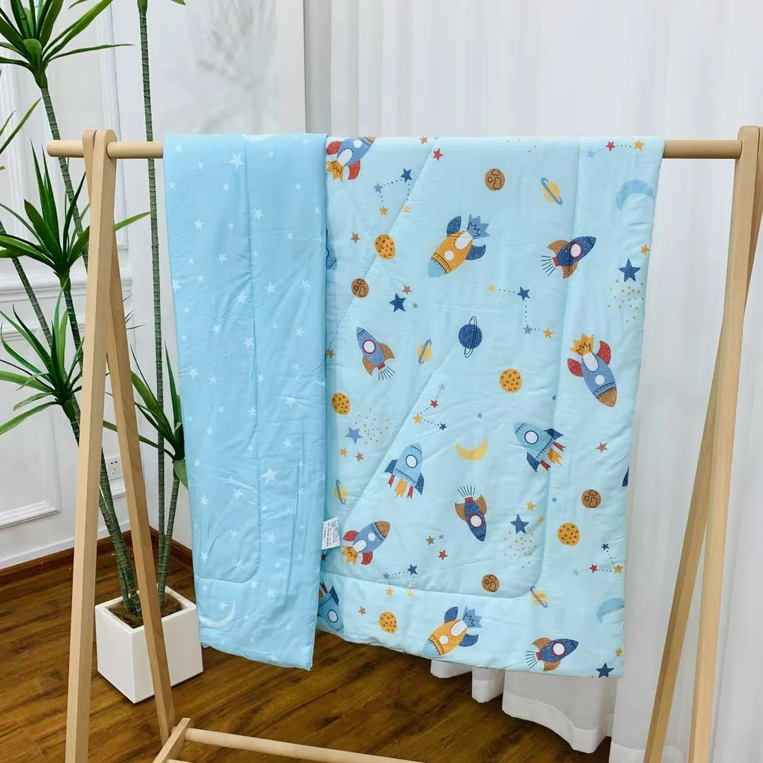 【外太空】1.1X1.4韩香绸人造棉绵绸儿童夏凉被！空调被！超柔软！