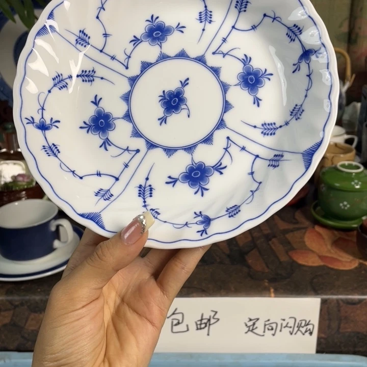 琉璃手工艺品清**莉瓷器瓷器微瑕