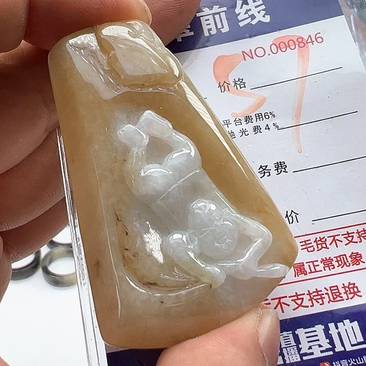 翡翠未镶嵌颈饰林*