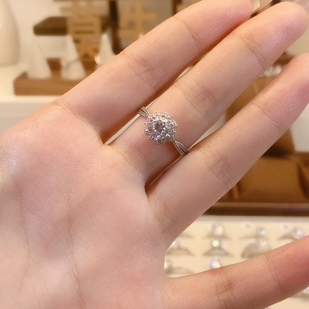 925银艾莎公主一克拉14号